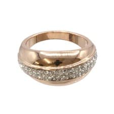 Image of Buckley Rose Gold Ring Buckley London Ladies Jewellery Large Size R456L