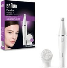 Image of Braun Facespa Face Epilator for Women, Hair Removal with Facial Cleansing Brush 