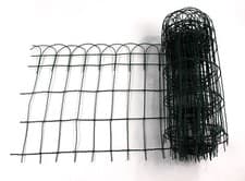 Image of Lawn Edging Garden Border Fence Green PVC Coated Wire Edge Fencing 10m Outdoor