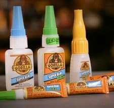 Image of Gorilla Super Glue Gel Liquid Brush Nozzle Tube Strong Superglue Impact Adhesive