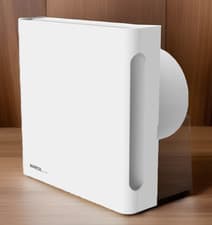 Image of Quiet Bathroom Extractor Fan with Timer Tile Conceal Design MANROSE QF100TX5CON
