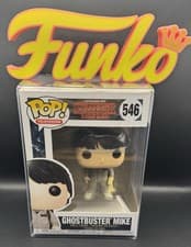 Image of Funko Pop! Stranger Things Ghostbuster Mike #546 In Protector