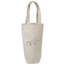 Image of 'Long Axolotl' Cotton Wine Bottle Gift / Travel Bag (BL00036168)