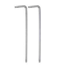 Image of 2pcs T25 Tamper Proof Torx Key Wrench L Shape 5.12" Long Arm High Carbon Steel