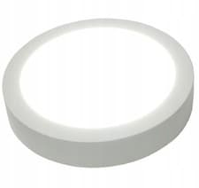 Image of LED Wall Lamp Panel Neutral 4500K 12W 880lm Round 17cm Hallway Light 4cm Flat