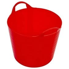 Image of Flexible Tubs 40L Strong Robust Flexi Tubs Black Yellow or Red Coloured Tubs