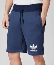 Image of Adidas Original Mens 3 Stripes Essential Shorts Casual Mens Fleece Shorts 