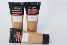 Image of 3 X L'OREAL INFAILLIBLE 32H MATTE COVERAGE LIQUID FOUNDATION 10ML - CHOOSE SHADE