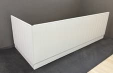 Image of White V Grooved Bath Panel End Panel