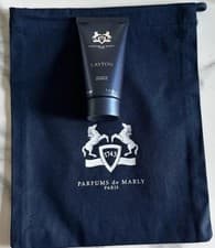 Image of Parfums De Marly Layton Shower Gel 50ml & Dark Blue Pouch NEW