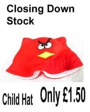 Image of Childs red character hat unisex