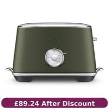 Image of Sage The Toast Select Luxe STA735OLT 2 Slice Toaster 1000W Toast Olive Tapenade,