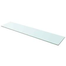 Image of Shelf Panel Glass Clear 110x25 cm vidaXL