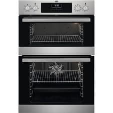 Image of AEG DCB331010M AEG Built In 59cm Electric Double Oven Stainless Steel A/A
