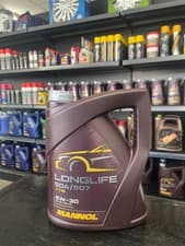 Image of 5L Mannol 7715 Longlife C3 504/507 5W-30 Fully Synthetic Engine Oil - 5 Litres