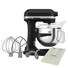 Image of Food Mixer by KitchenAid - 5.6L, Black, Bowl-Lift, Heavy Duty Design, Pro Style