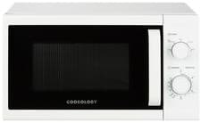 Image of Cookology Microwave Oven 800W Manual 20L Freestanding 44cm - White CMAFS20LWH