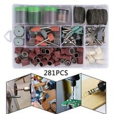 Image of 281Pcs Dremel Rotary Tool Accessories Kit Grinding Polishing Shank Craft Bits UK