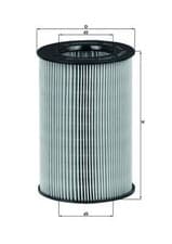 Image of MAHLE LX813 Air Filter Insert 92mm Outer ⌀ Fits Smart Cabrio City-Coupe Fortwo