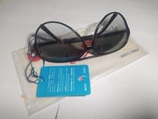 Image of Persol Rats 0654 N Rare Vintage NOS Shading Aviator Black  