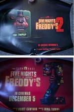 Image of Five Nights at Freddy's 2 UK Original Quad Cinema Poster 30"-40" Set Of 2
