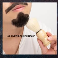 Image of Soft Shaving Brush Dense Bristles Good Water Absorption Professional Hair