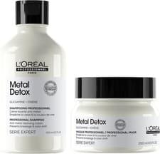 Image of L'Oreal Professionnel Metal Detox Shampoo + Mask Combo (300ml + 250 ml)