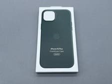 Image of Genuine Apple FineWoven Case with MagSafe for iPhone 15 Plus - Evergreen - NEW
