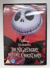 Image of The Nightmare Before Christmas Disney DVD, New Sealed Tim Burton