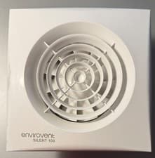 Image of Envirovent Silent 100 EXTRACT FAN VENTILATION for Bathroom / Shower 230v 100MM