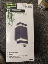 Image of Grey Heavy Duty Aluminium Led Up &Down Wall Light
