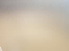 Image of Kitchen splash back brushed stainless steel laminate - 930mm x 930mm x 3m
