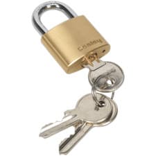 Image of Sealey Brass Padlock 30mm Standard