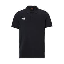 Image of Canterbury Waimak Polo Shirt Medium Black Medium Black