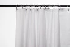 Image of Croydex High Performance Shower Curtain 2100x2100mm White Proseal Water Repellen