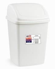 Image of BH | 1 Pc Plastic Swing Bin Home Office Kitchen Garden Rubbish Waste Dustbin