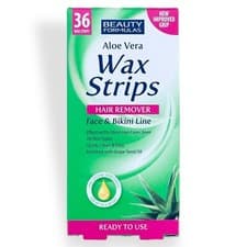 Image of Face Bikini Wax Strips Hair Remover Face & Bikini Line Beauty Formulas