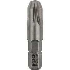 Image of Bosch Extra Hard Pozi Screwdriver Bits PZ4 32mm Pack of 3