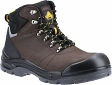 Image of Amblers Safety Boots Safety AS203 Laymore Water Resistant Leather Brown SRC