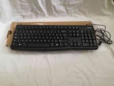 Image of LOGITECH K120 USB WIRED QWERTY KEYBOARD BLACK