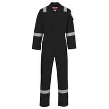 Image of Biz Flame Flame Retardant Lightweight Anti Static Hi Viz Coverall FRAS