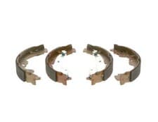 Image of Bosch 0986487665 Brake Shoe Set Rear Fits Opel Peugeot Suzuki Toyota Vauxhall