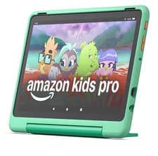 Image of Amazon Fire HD 10 Kids Pro tablet (newest gen)ages 6–12, long battery life 32GB