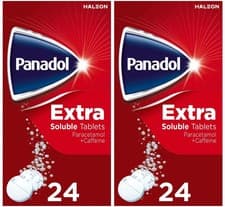 Image of Panadol Extra Soluble Tablets - 500mg/65mg - Caffeine - 24 x 2 PACK