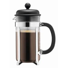 Image of BODUM CAFFETTIERA COFFEE MAKER, 8 CUP, 1.0 L, 34 OZ - BLACK