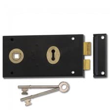 Image of Union 1448 Rim Lock 140mm BLK (J1448-BJ)
