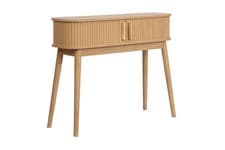 Image of AXEL Console Table – Modern Fluted Design in Black, Walnut, or Oak – Living Room