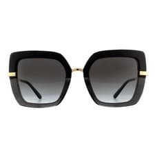 Image of Dolce & Gabbana Sunglasses DG4373 32468G Black Transparent Black Grey Gradient