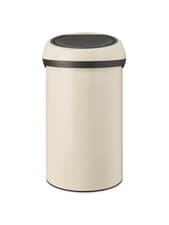 Image of Brabantia Touch Bin Soft Beige Extra Large Kitchen Waste Bin 60L - 40x40x71cm