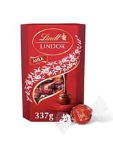 Image of Lindt Lindor Milk Chocolate Truffles Carton 337G - Ideal Chocolate Gift Box